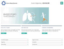 Tablet Screenshot of kol.astma-allergi.dk